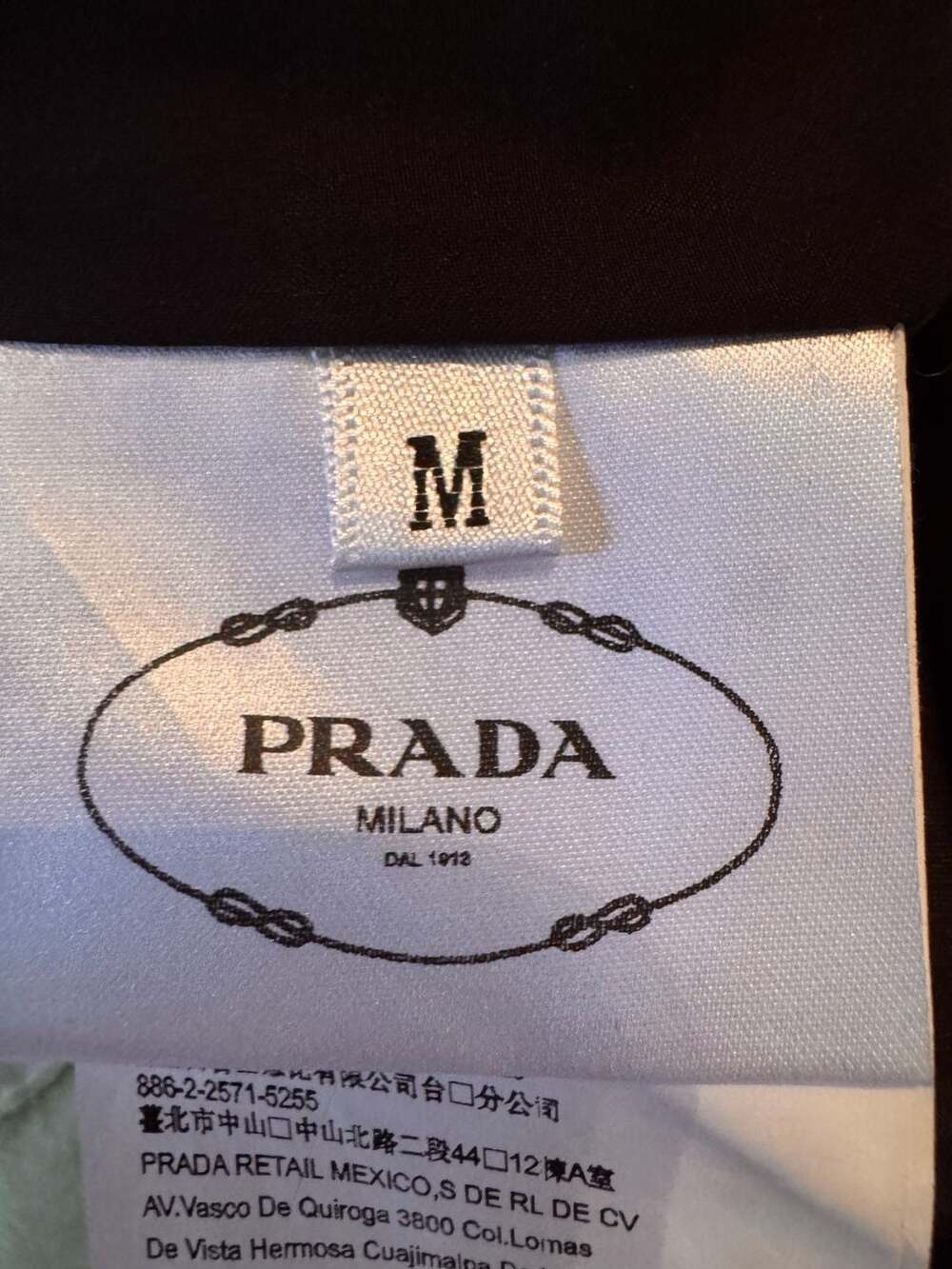 Prada Black Cotton Jersey Drawstring Mini Skirt with Embroidered Logo - Picture 5 of 7